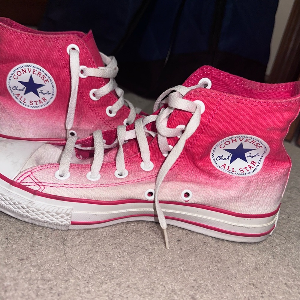 Converse Vibrant Pink Canvas Sneakers